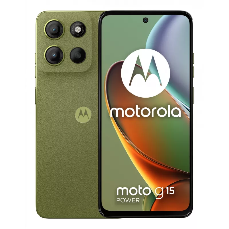Motorola moto g15 power 17,1 cm (6,72 collu) Dual SIM Android 15 4G USB Type-C 8 GB 256 GB 6000 mAh Zaļš