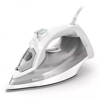 Philips 5000 sērijas DST5010/10 gludeklis Tvaika gludeklis SteamGlide Plus zole 2400 W Pelēks, Balts