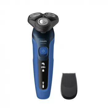 Elektriskais skuveklis Philips Series 5000 S5466/17 — rotējošs 3-galviņu, Li-Ion akumulators, 50 min darbības laiks, mazgājams, mitrai un sausai skūšanai