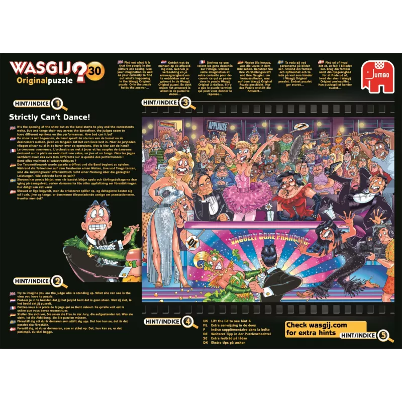 Puzle Jumbo Wasgij Original 30 1000 gab. Komiksi 1000 gab.