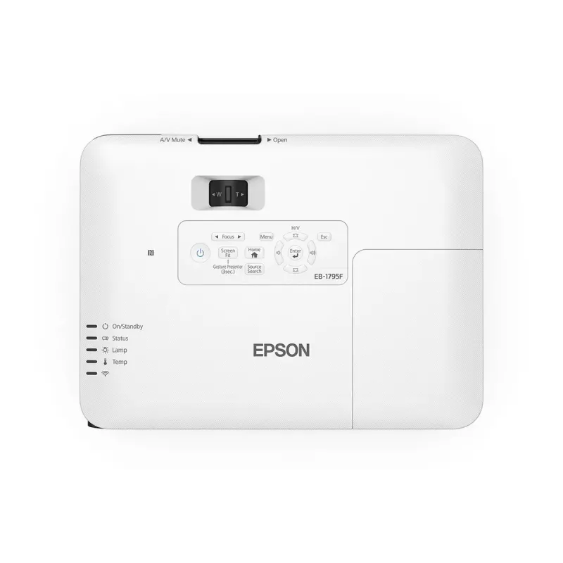 Epson EB-1795F Īsa fokusa projektors 3200 ANSI lūmeni 3LCD 1080p (1920x1080) Balts, Pelēks