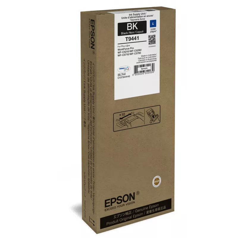 Epson WF-C5xxx sērijas tintes kasetne L melna