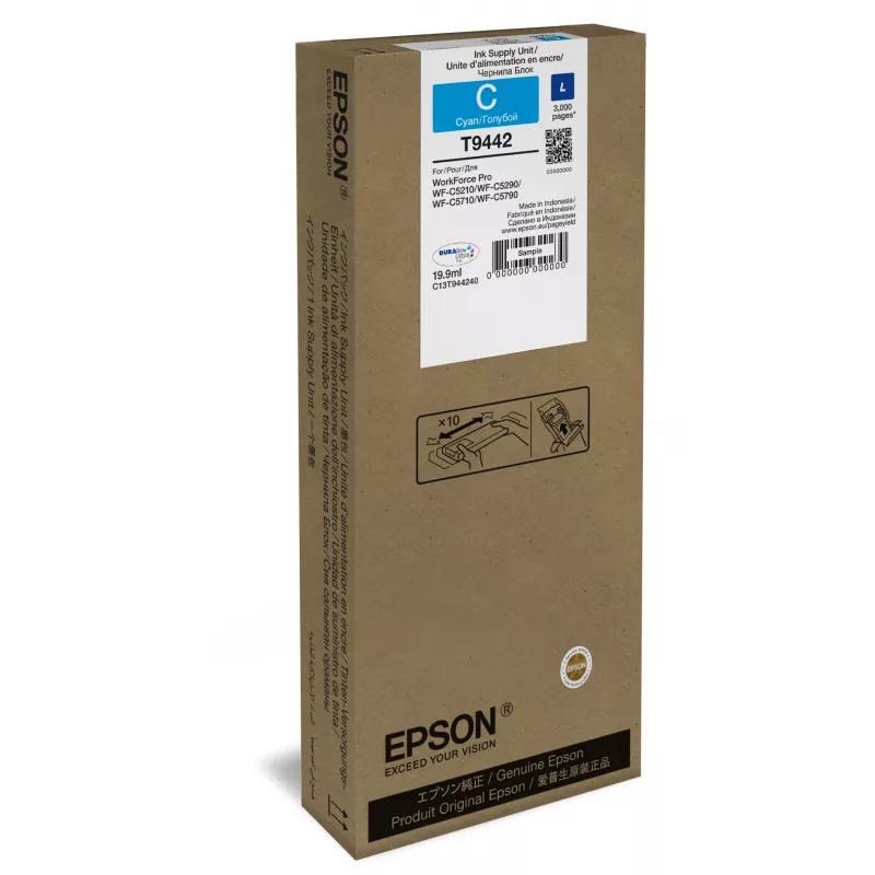 Epson WF-C5xxx sērijas tintes kārtridžs L ciāna