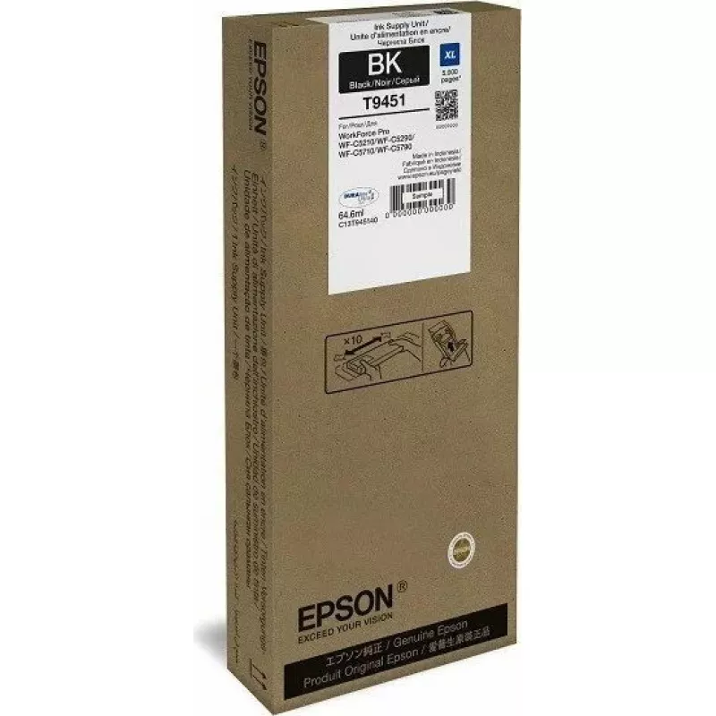 Epson WF-C5xxx Series tintes kasetne XL Melns