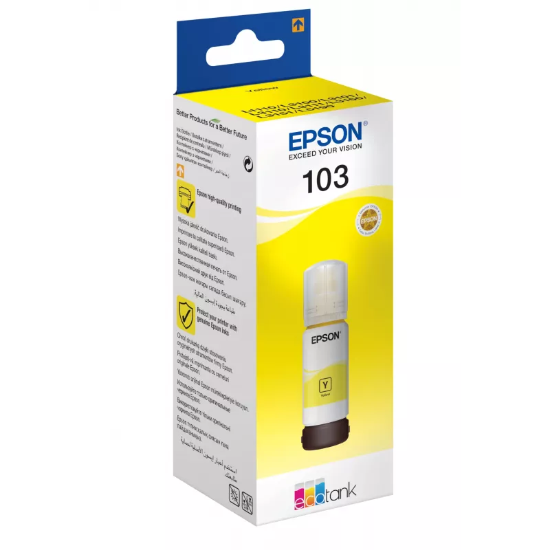 Epson 103 ECOTANK dzeltenās tintes pudele