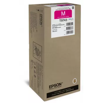Tintes kasetne Epson WF-C869R fuksīna XXL oriģinālā WorkForce Pro printeriem C13T97430N