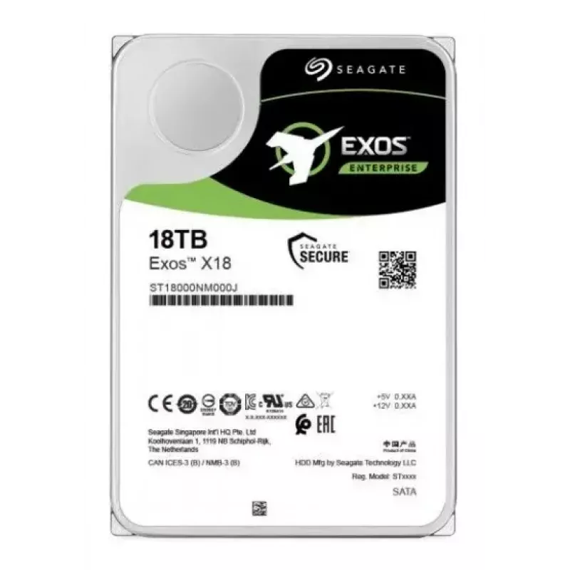 HDD Seagate 18TB 3.5 collas SATA 6Gb/s ST18000NM000J