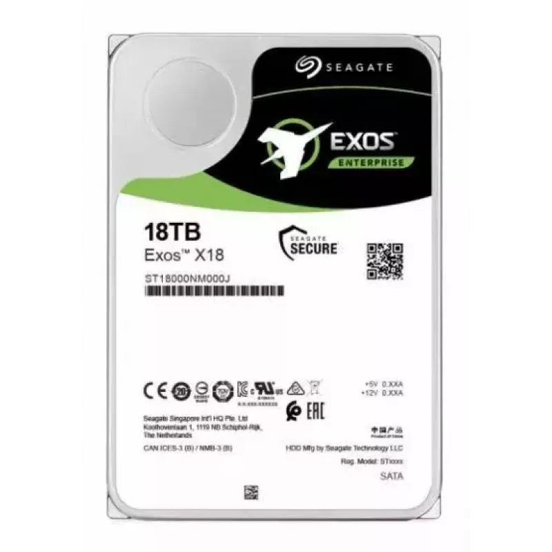 HDD Seagate 18TB 3.5 collas SATA 6Gb/s ST18000NM000J
