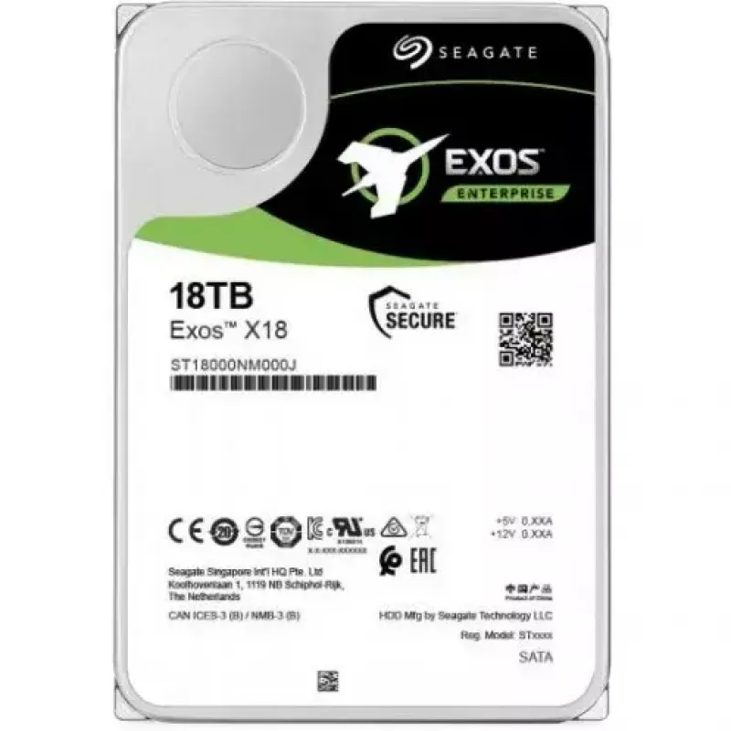 HDD Seagate 18TB 3.5 collas SATA 6Gb/s ST18000NM000J