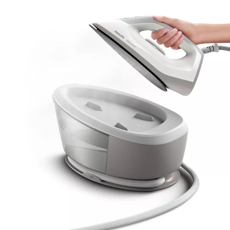Philips 2000 series PSG2000/80 tvaika gludināšanas stacija 2400 W 1,4 L keramiskā zole pelēka, balta