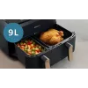 Karstā gaisa fritieris Philips 3000 Series Dual Basket Airfryer NA352/00 — 9 L, 2750 W, divi grozi, 8 programmas, 40–200°C