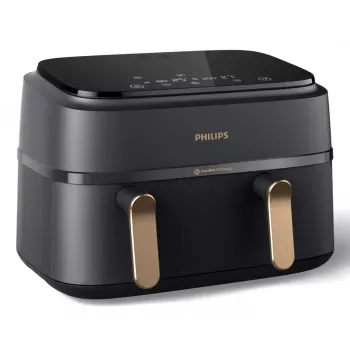 Karstā gaisa fritieris Philips 3000 Series Dual Basket Airfryer NA352/00 — 9 L, 2750 W, divi grozi, 8 programmas, 40–200°C
