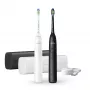 Philips Sonicare sērijas 5300 HX7109/01 uzlādējama elektriskā zobu suka, 2 rokturi, 2 sukas galviņas, 62 000 kustības/min, 2 ātrumi, ceļojumu futrālis