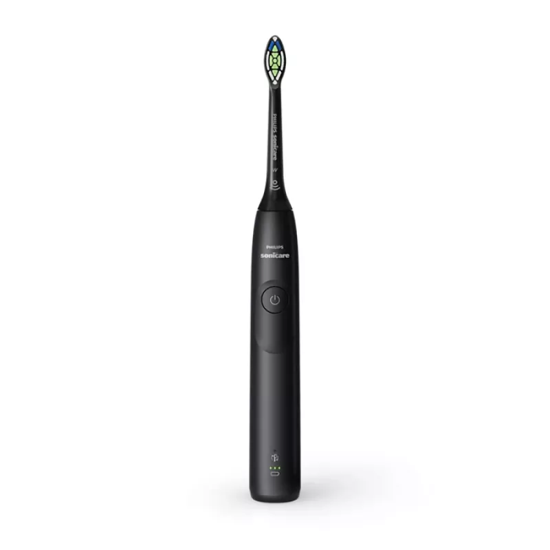 Philips Series 5300 HX7101/02 skaņas zobu birste — skaņas, 62 000 kustības/min, 3 ātrumi, 2 min taimeris, melna