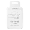 Samsung EP-DG930 USB kabelis USB 2.0 1.5 m USB A USB C/Micro-USB B Balts