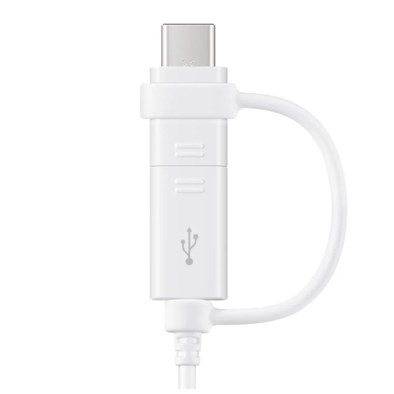 Samsung EP-DG930 USB kabelis USB 2.0 1.5 m USB A USB C/Micro-USB B Balts