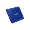 Ārējais SSD Samsung T7 Portable 1 TB, USB-C 3.2 Gen 2, NVMe, AES-256 aparatūras šifrēšana, zils