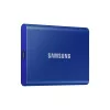 Ārējais SSD Samsung T7 Portable 1 TB, USB-C 3.2 Gen 2, NVMe, AES-256 aparatūras šifrēšana, zils
