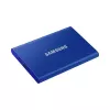 Ārējais SSD Samsung T7 Portable 1 TB, USB-C 3.2 Gen 2, NVMe, AES-256 aparatūras šifrēšana, zils