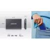 Ārējais SSD Samsung T7 Portable 1 TB, USB-C 3.2 Gen 2, NVMe, AES-256 aparatūras šifrēšana, zils