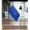 Ārējais SSD Samsung T7 Portable 1 TB, USB-C 3.2 Gen 2, NVMe, AES-256 aparatūras šifrēšana, zils