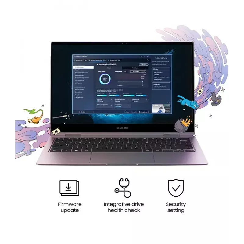 Samsung Portable SSD T7 1 TB USB Type-C 3.2 Gen 2 (3.1 Gen 2) Pelēks