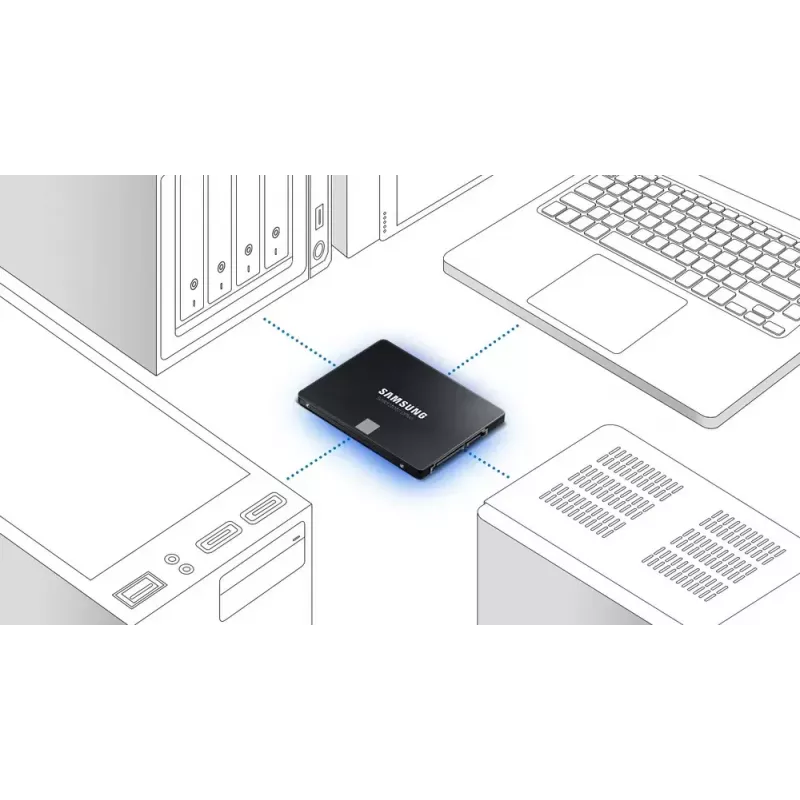 SSD disks Samsung 2000 GB 2,5 collu SATA III MZ-77E2T0B/EU