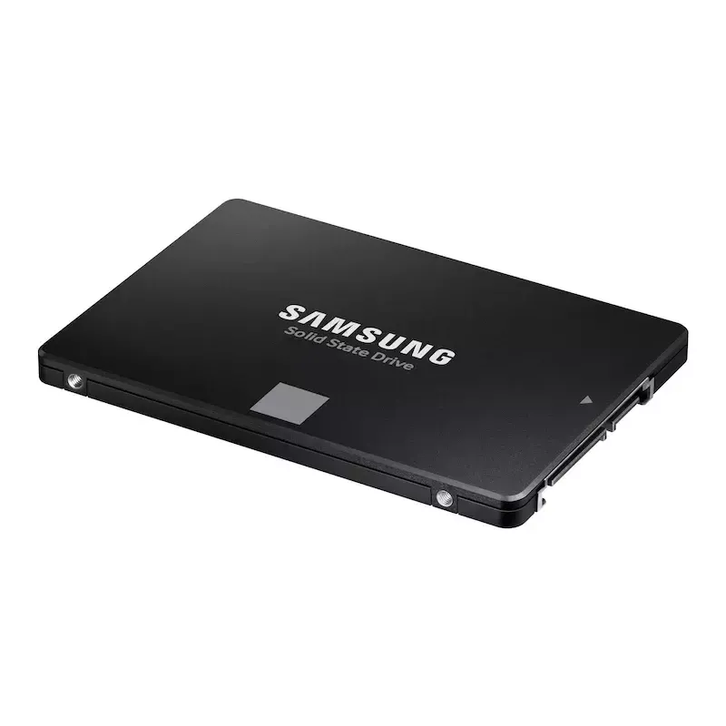SSD 2.5 collu Samsung 870 EVO 1000 GB — SATA III, lasīšana 560 MB/s, rakstīšana 530 MB/s, melns