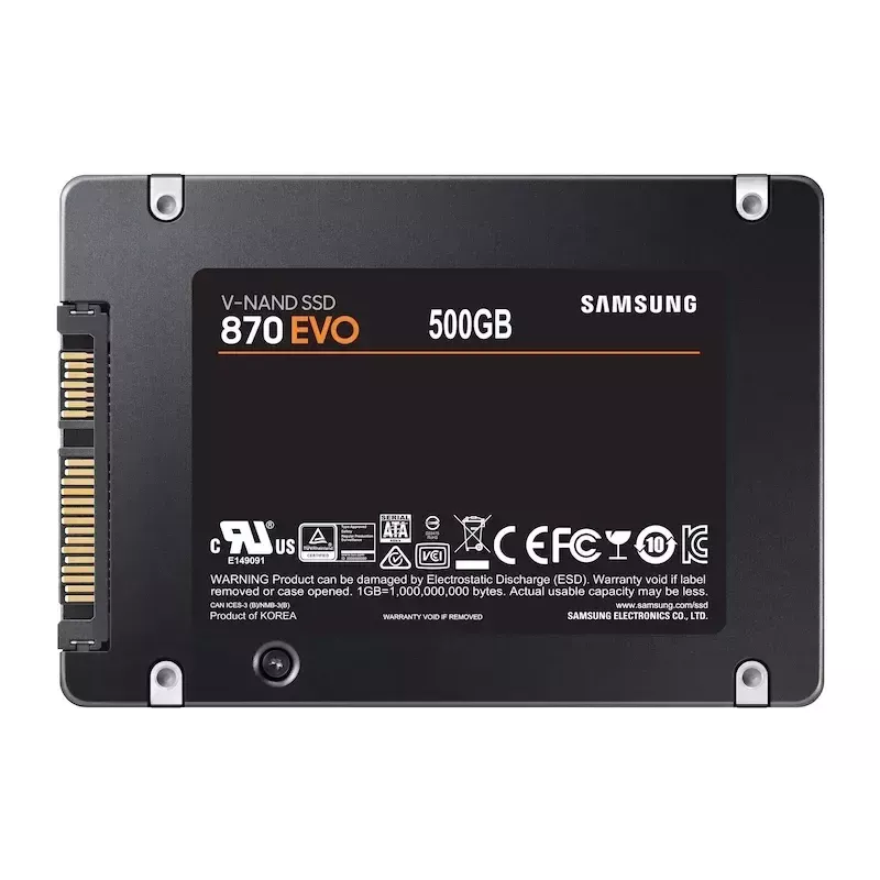 Samsung 870 EVO 500 GB 2.5 collas Serial ATA III V-NAND MLC