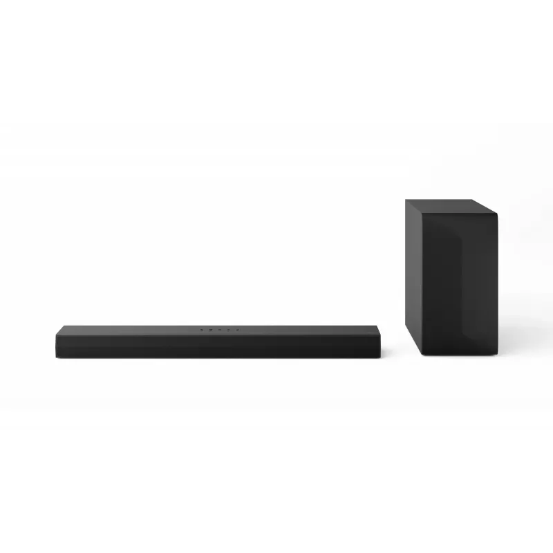 Soundbar LG S60T 3.1 kanāls, 340 W RMS, bezvadu zemfrekvences skaļrunis, Bluetooth 5.3, HDMI ARC, optiskā ieeja, USB, melns