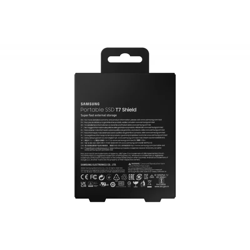 Samsung MU-PE2T0S 2 TB USB Type-C 3.2 Gen 2 (3.1 Gen 2) melns