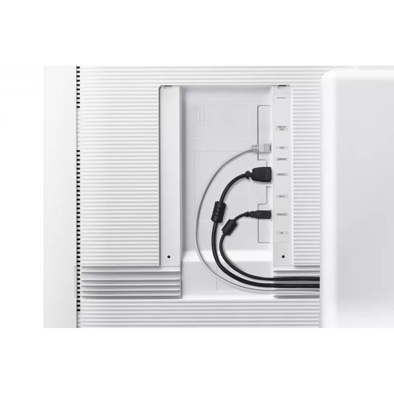 Samsung WM55B interaktīvā tāfele 139,7 cm (55 collas) 3840 x 2160 pikseļi Skārienjutīgs Pelēks, Balts