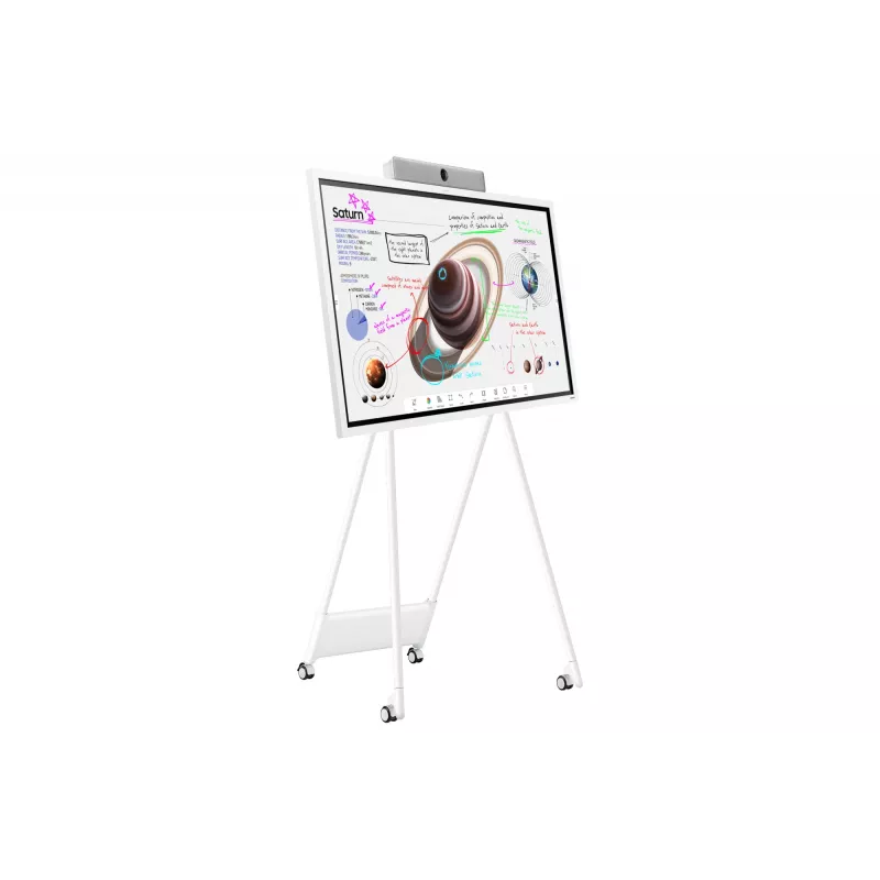Samsung WM65B interaktīvā tāfele 165,1 cm (65 collas) 3840 x 2160 pikseļi Skārienekrāns Pelēks, Balts