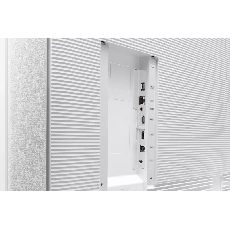 Samsung WM65B interaktīvā tāfele 165,1 cm (65 collas) 3840 x 2160 pikseļi Skārienekrāns Pelēks, Balts