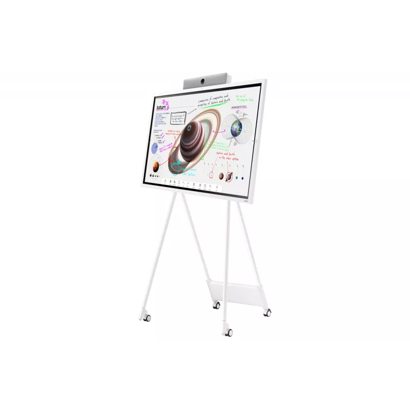 Samsung WM65B interaktīvā tāfele 165,1 cm (65 collas) 3840 x 2160 pikseļi Skārienekrāns Pelēks, Balts