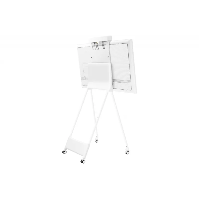 Samsung WM65B interaktīvā tāfele 165,1 cm (65 collas) 3840 x 2160 pikseļi Skārienekrāns Pelēks, Balts