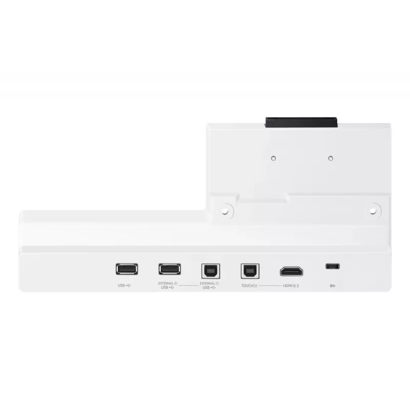 Samsung WM65B interaktīvā tāfele 165,1 cm (65 collas) 3840 x 2160 pikseļi Skārienekrāns Pelēks, Balts