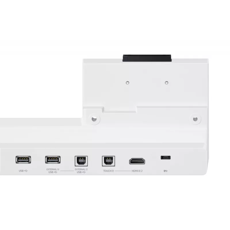 Samsung WM65B interaktīvā tāfele 165,1 cm (65 collas) 3840 x 2160 pikseļi Skārienekrāns Pelēks, Balts