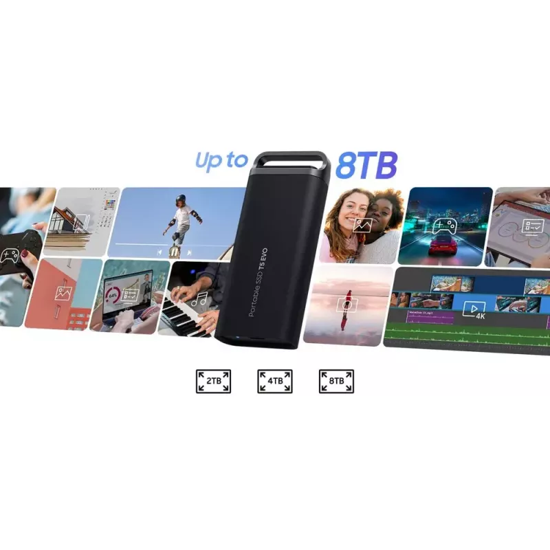 Samsung 2TB pārnēsājamais SSD disks USB 3.2 Gen 1 MU-PH2T0S