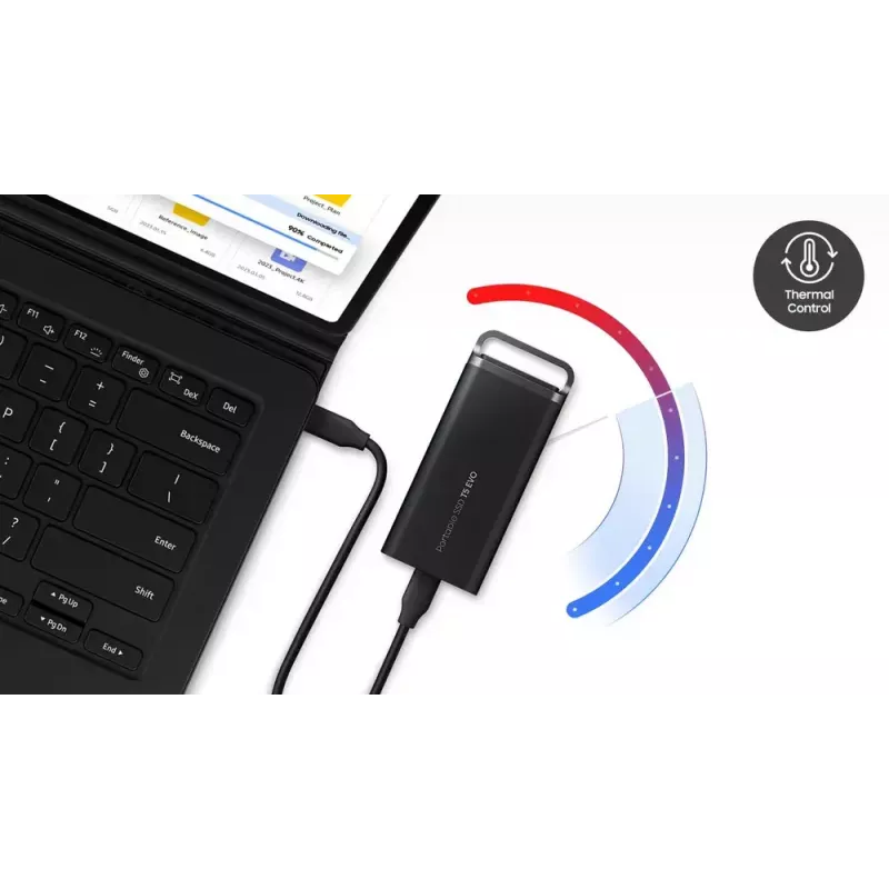 Samsung 2TB pārnēsājamais SSD disks USB 3.2 Gen 1 MU-PH2T0S