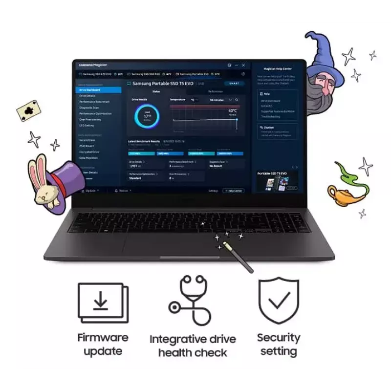 Samsung 2TB pārnēsājamais SSD disks USB 3.2 Gen 1 MU-PH2T0S
