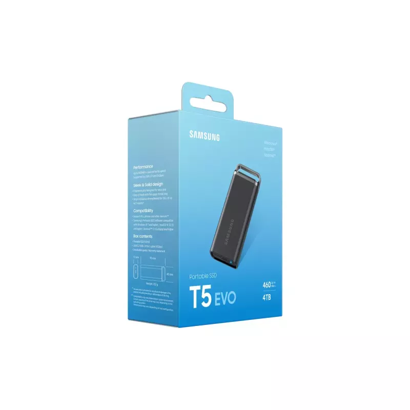 Samsung MU-PH4T0S 4 TB 3.2 Gen 1 (3.1 Gen 1) Melns