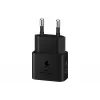 Lādētājs Samsung EP-T2510 25W USB‑C iekštelpu ātrā uzlāde, melns, 1 m kabelis