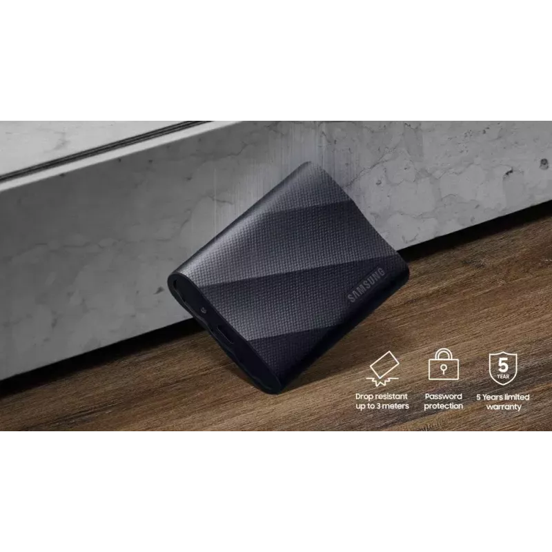 Samsung MU-PG2T0B 2 TB USB Type-C USB 3.2 Gen 2x2 Melns