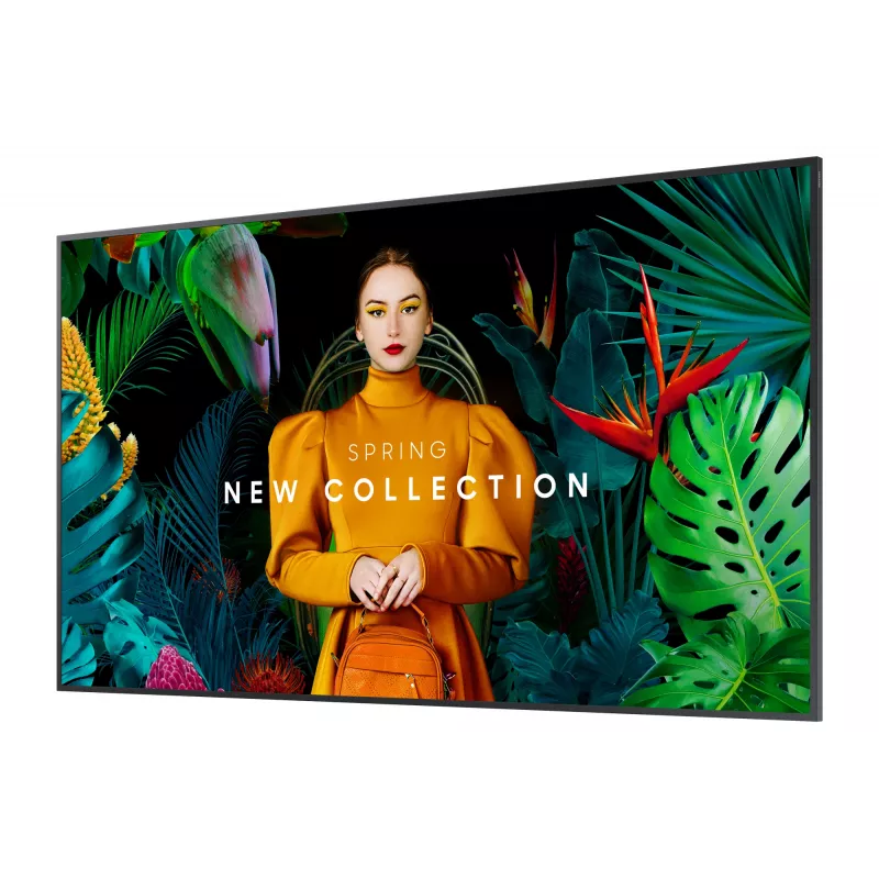Samsung QB75C Digital signage flat panel 190.5 cm (75 inch) LCD Wi-Fi 350 cd/m² 4K Ultra HD Black Built-in processor Tizen 16/7