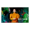 Samsung QH75C Digital signage flat panel 190.5 cm (75 collas) LCD Wi-Fi 700 cd/m² 4K Ultra HD Melns Tizen 24/7