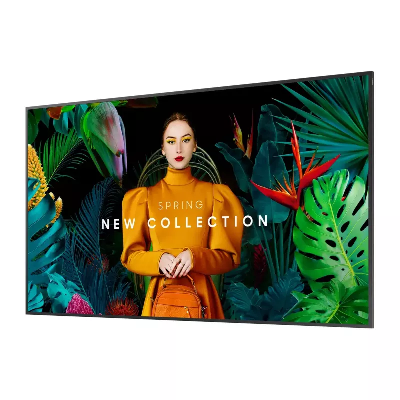 Samsung QB50C Digital signage flat panel 127 cm (50 collas) LCD Wi-Fi 350 cd/m² 4K Ultra HD Melns Iebūvēts procesors Tizen 16/7