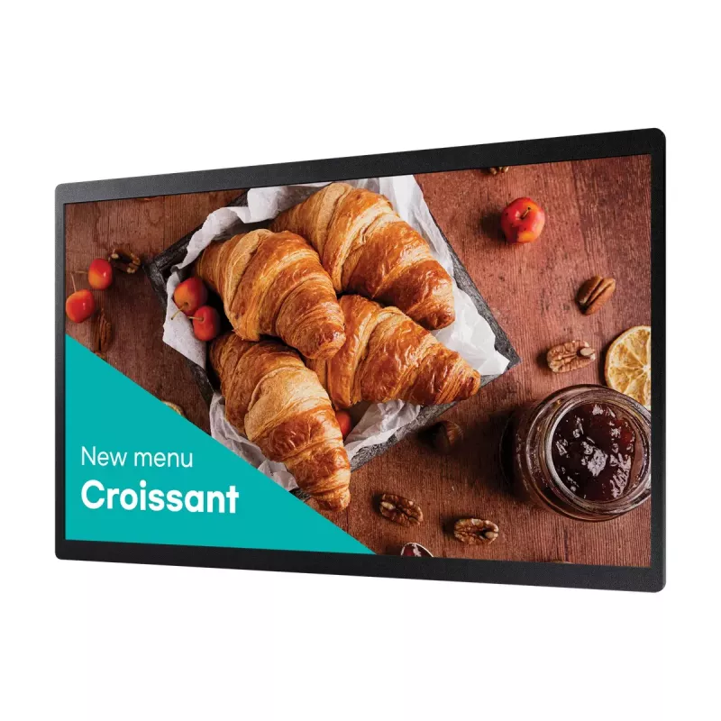 Samsung QB24C Digital signage plakanais panelis 61 cm (24 collas) LED Wi-Fi 250 cd/m² Full HD Melns Iebūvēts procesors Tizen 16/7