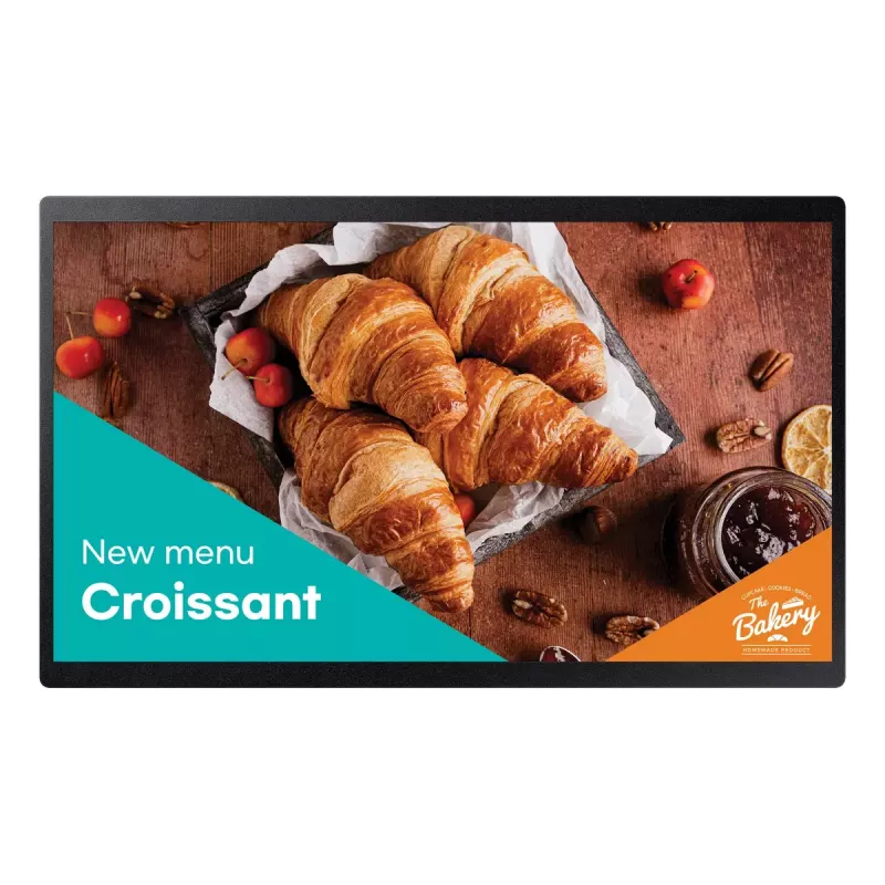 Samsung QB24C Digital signage plakanais panelis 61 cm (24 collas) LED Wi-Fi 250 cd/m² Full HD Melns Iebūvēts procesors Tizen 16/7