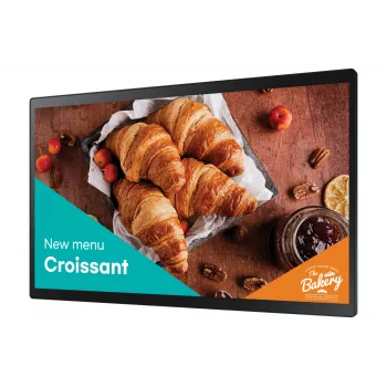 Samsung QB24C-T Digitālās izkārtnes plakanais panelis 61 cm (24 collas) LED Wi-Fi 250 cd/m² Full HD Melns Skārienekrāns Iebūvēts procesors Tizen 7.0 16/7